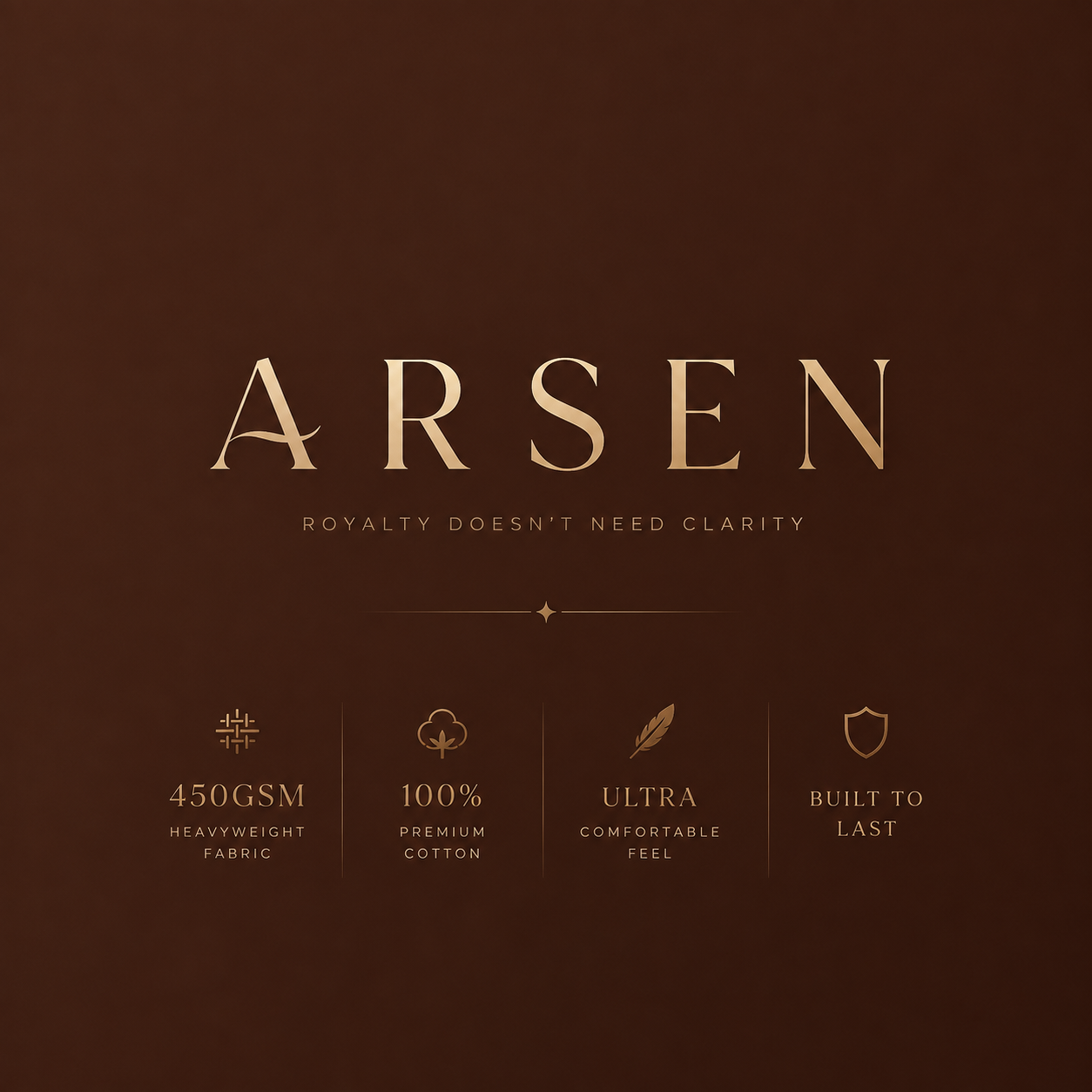 Arsen&co classics hoodie black