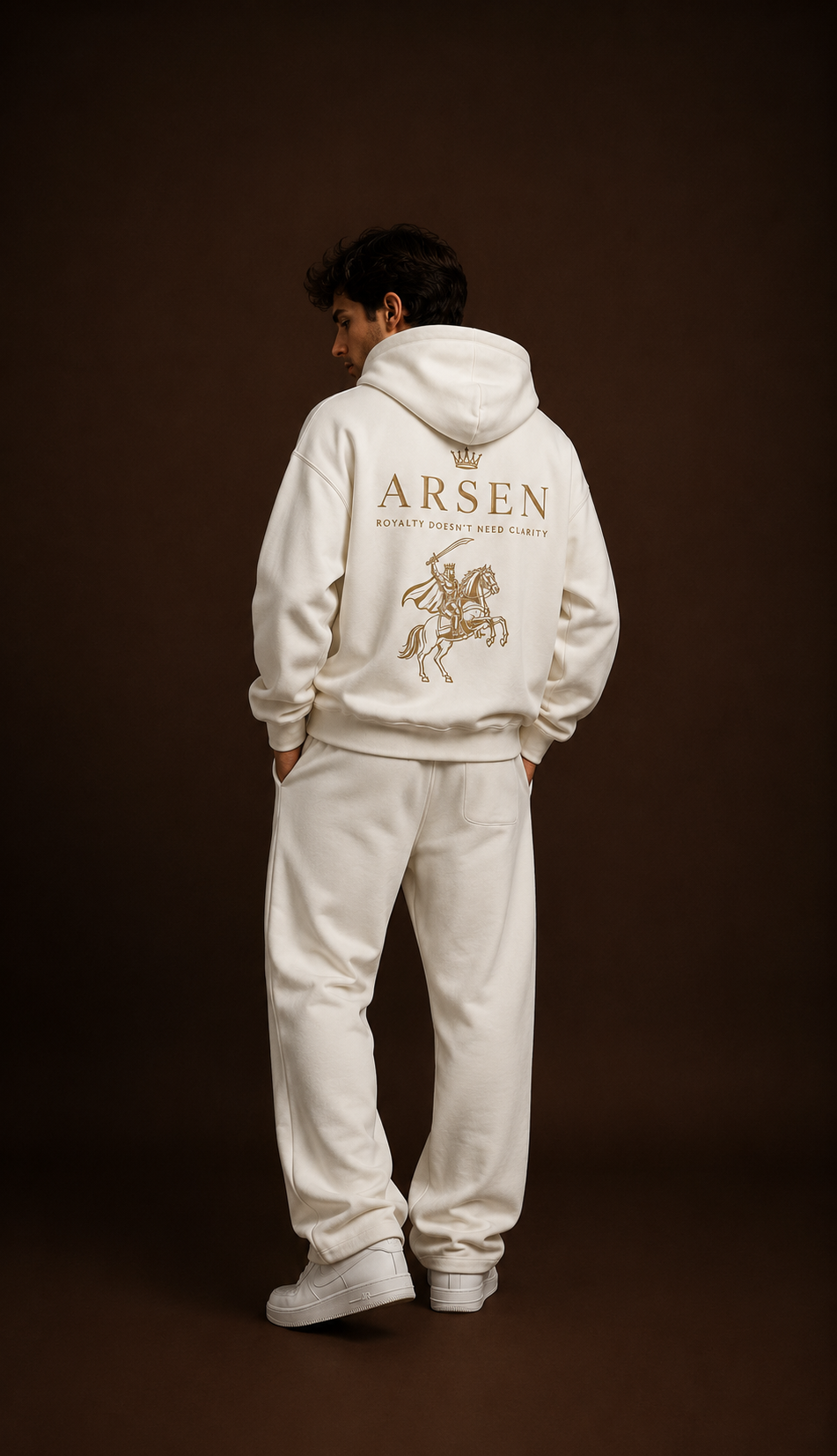 Arsen&co classics hoodie white