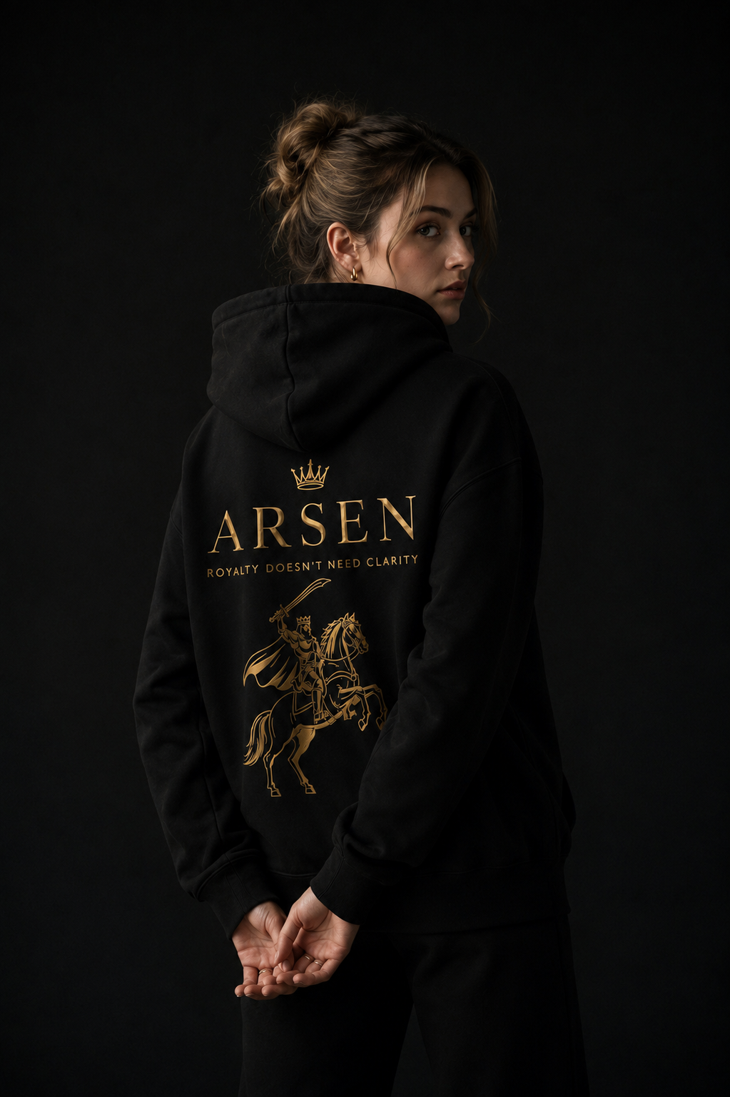 Arsen&co classics hoodie black (women)