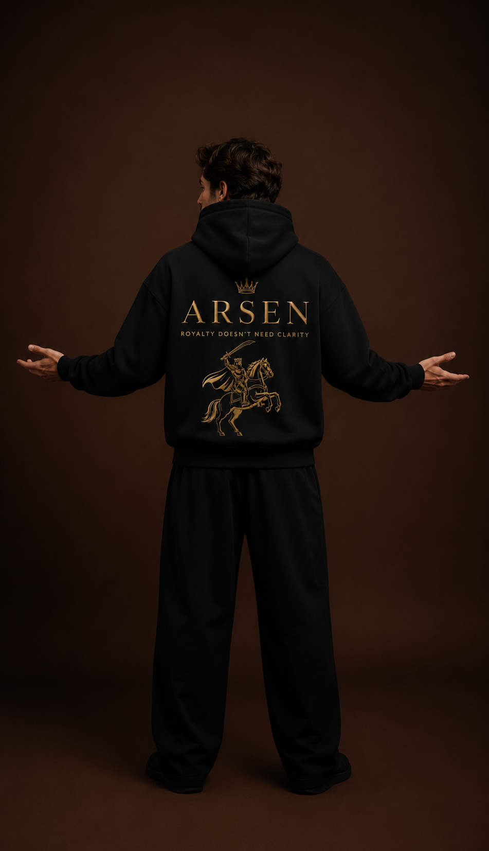 Arsen&co classics hoodie black