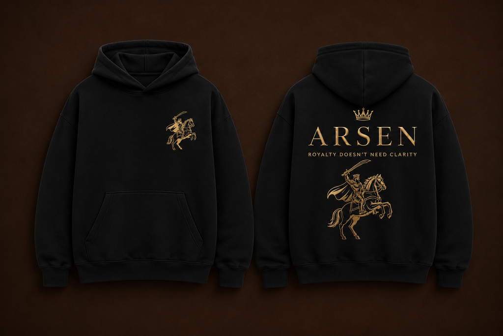 Arsen&co classics hoodie black (women)